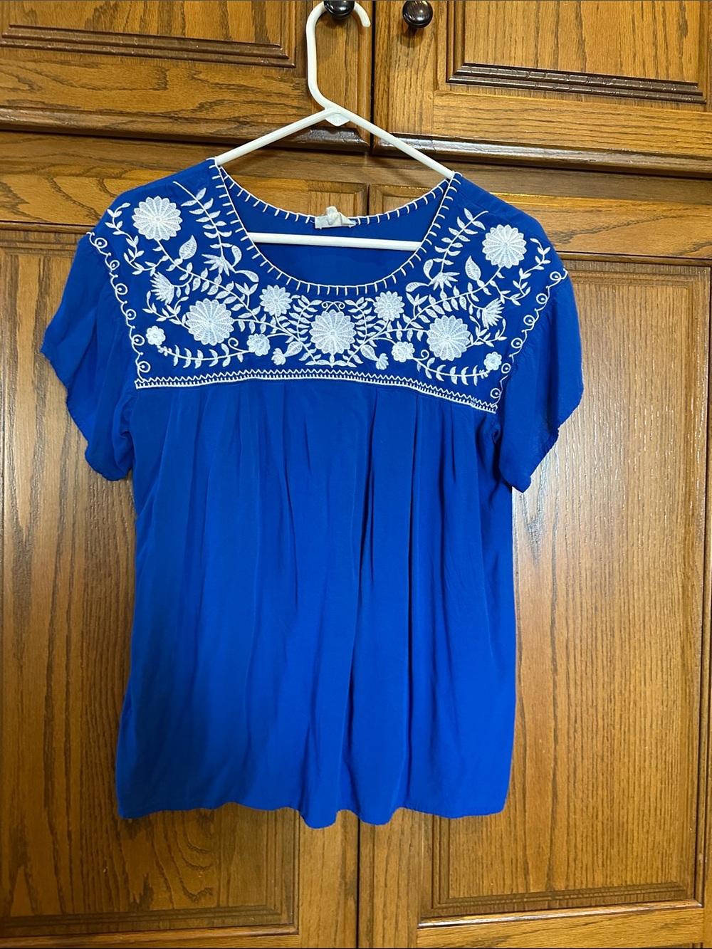 Layerz Clothing embroidered fiesta blouse